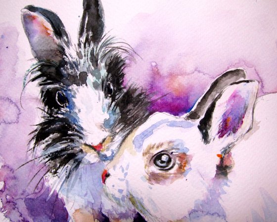 Cute rabbits collection