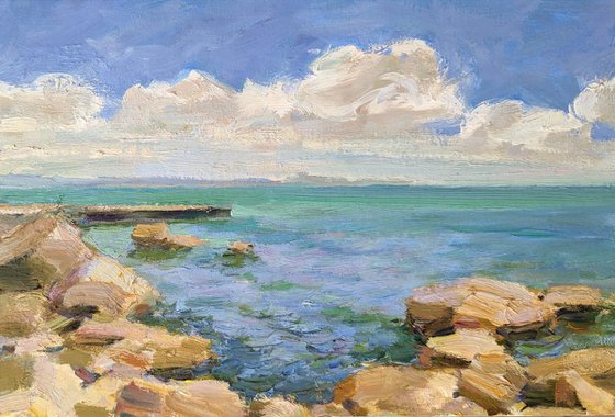 Etude"Roks, clouds"