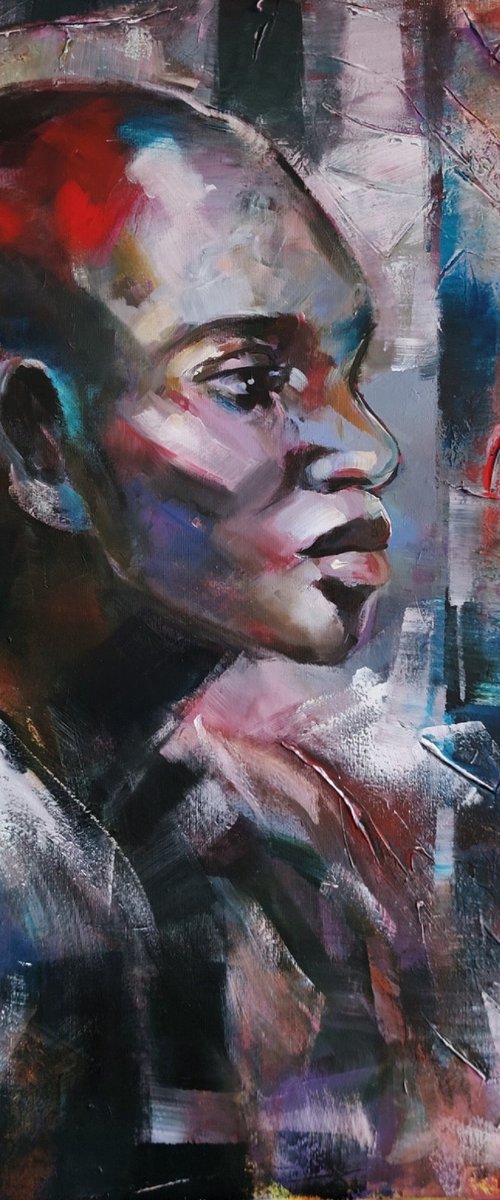 Young African Profile by Paula Berteotti