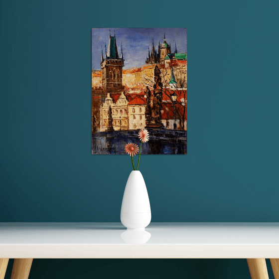 "Prague" Old town, city landscape