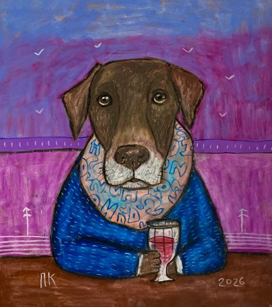 Drinking dog #174