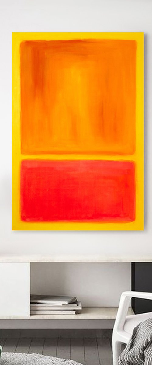 Yellow Orange Red by Nataliia Sydorova