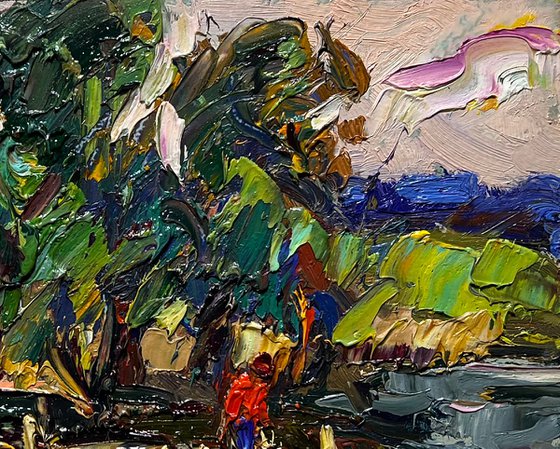 Willows by the river