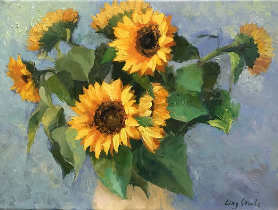 Sunflowers - 2 (Framed)