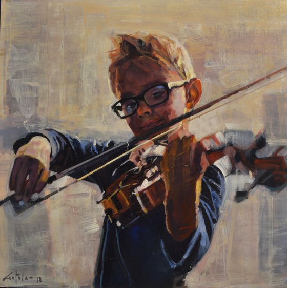 The violin child