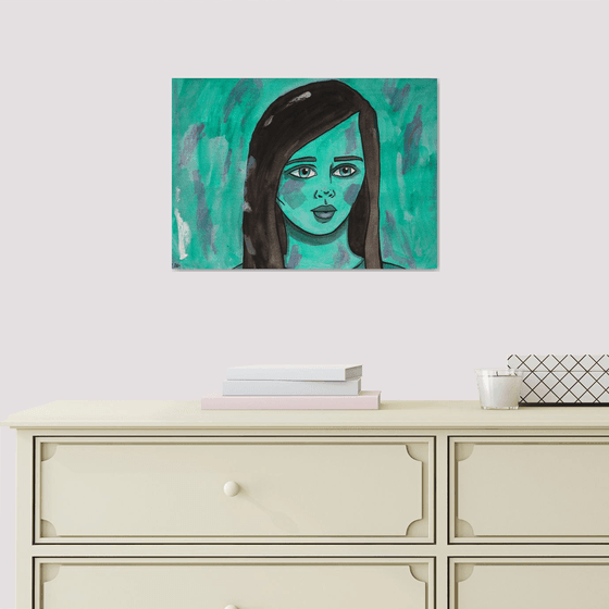 Turquoise Portrait