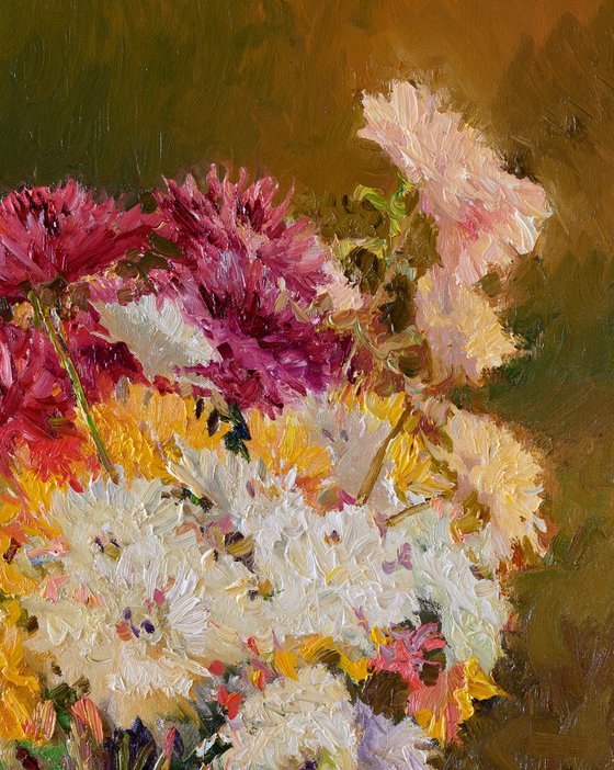 Chrysanthemums in a Vase