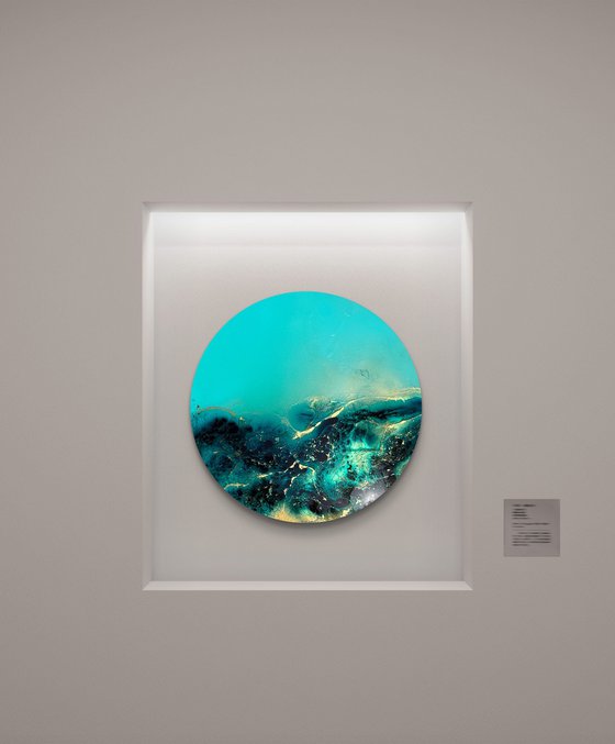 Golden Halo, Blue Depth #3
