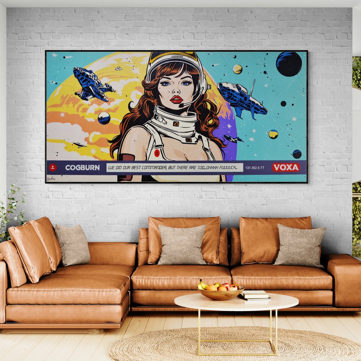 Urban And Pop Painting , Ohhh F#Ck By Franko, 94 X 47, Artwork For Sale On Artfinder