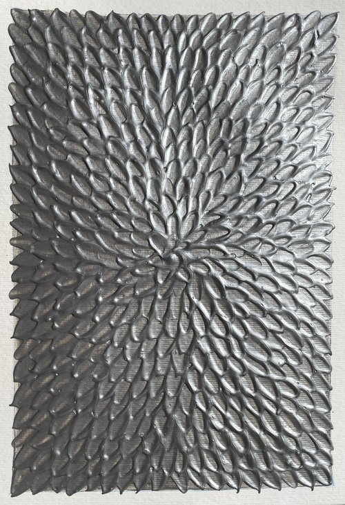 Silver lining (on paper, unframed) by Guzaliya Xavier