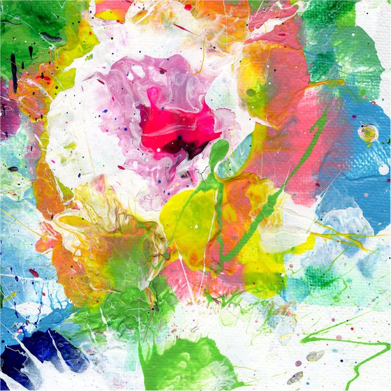 Flower Candy 2 - Floral Painting by Kathy Morton Stanion