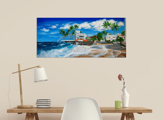 Isla Verde - $1M View original acrylic painting