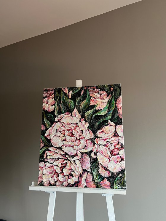 Pink peonies