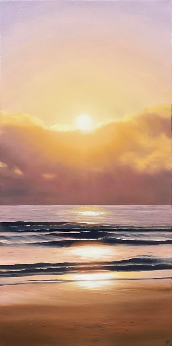 Golden Hour Glow. Seascape