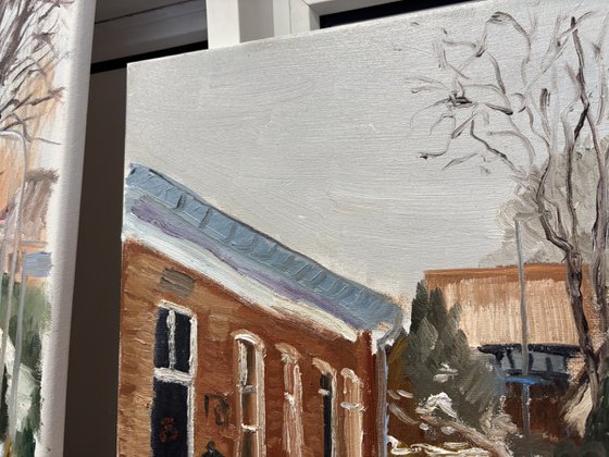 Winter Street in Dalen