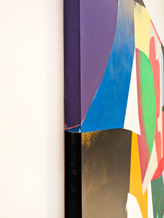 Color Structure #1 Fragments in Motion