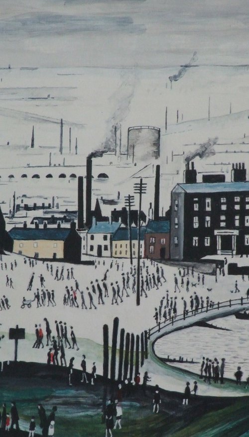 An Industrial Town after Lowry by Philip Baker