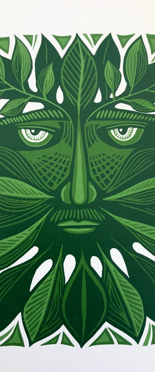 Green Man; Keeper of the trees by Gerry Coles