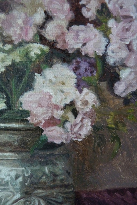 Flowers in an ice bowl