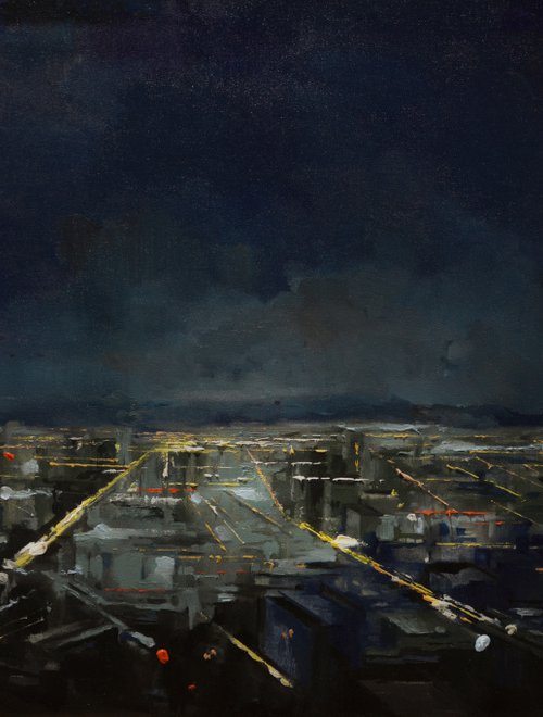 Night flight by Zhanna Kondratenko