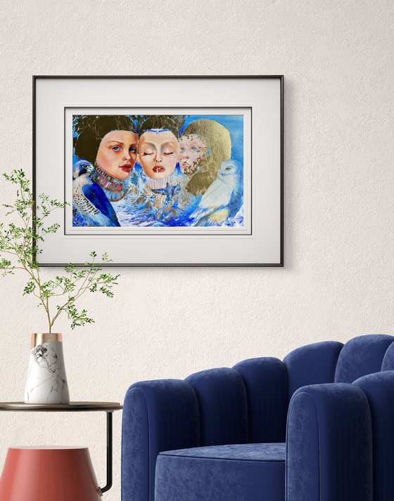 Symbolic Female Portrait States of Soul