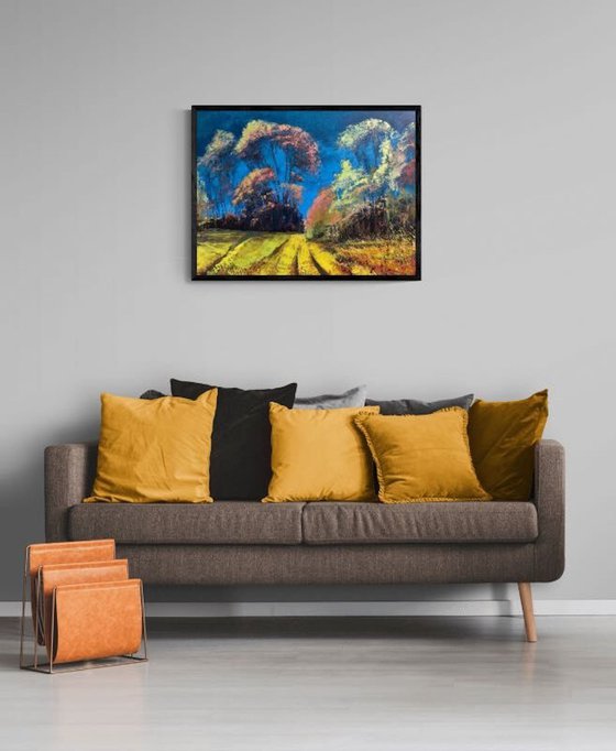 'June Poppy Meadow II'