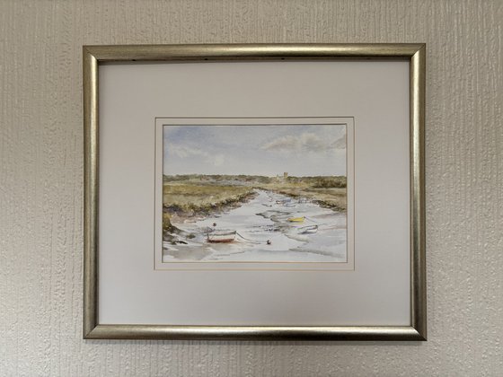Looking towards Blakeney from Morston Quay