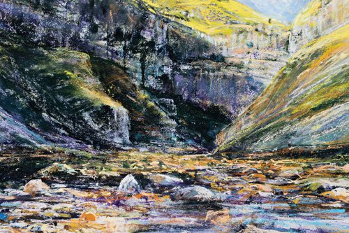 Summer light - Gordale Scar, The Yorkshire Dales by Robert Dutton