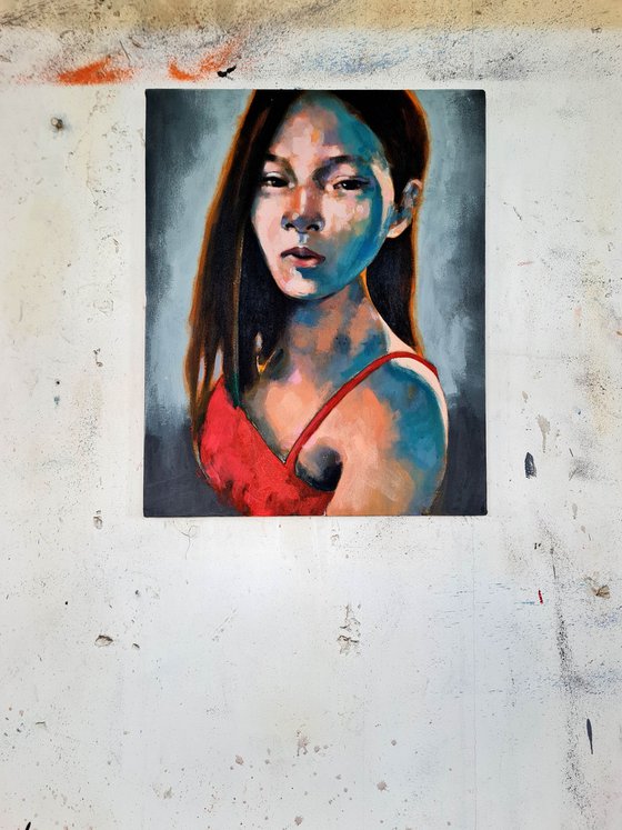 portrait with red  11-13-25