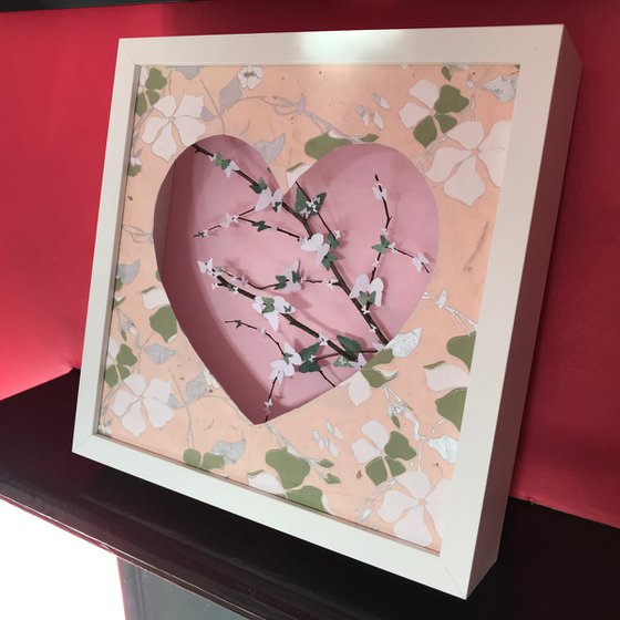 Cherry Blossom Heart (Soft Pink)