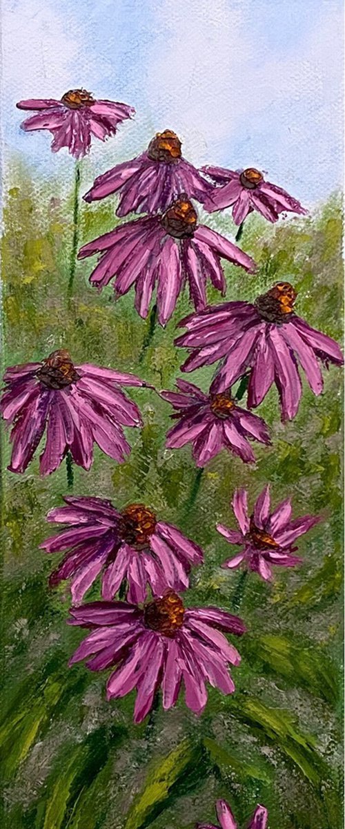 Coneflower party by Olga Kurbanova