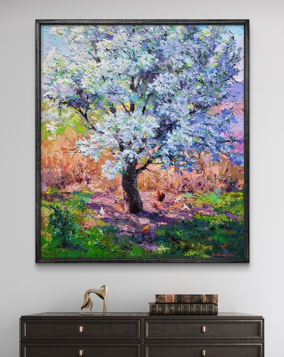Pear blossoms