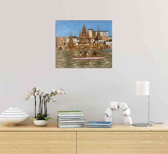 Benaras - Temples at Manikarnika Ghat