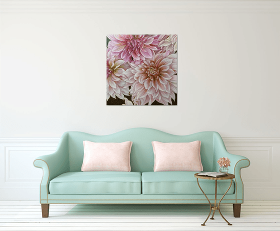 Soft Symphony of Dahlias