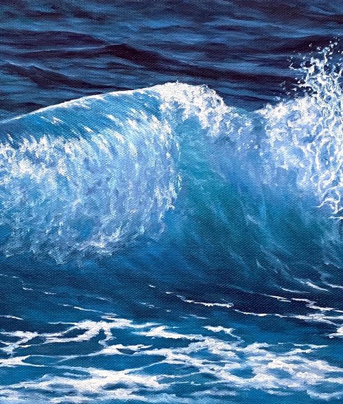Turquoise wave by Olga Kurbanova