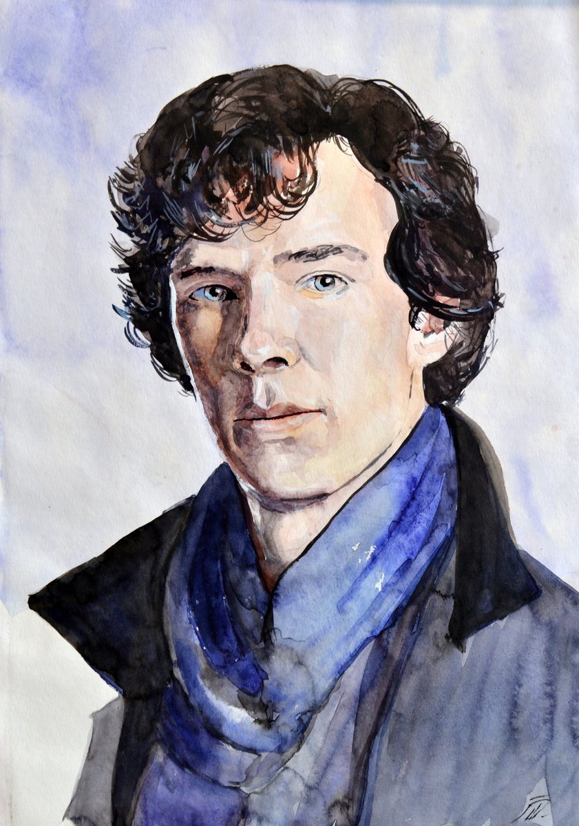 A portrait of Benedict Cumberbatch by Dmitry Revyakin