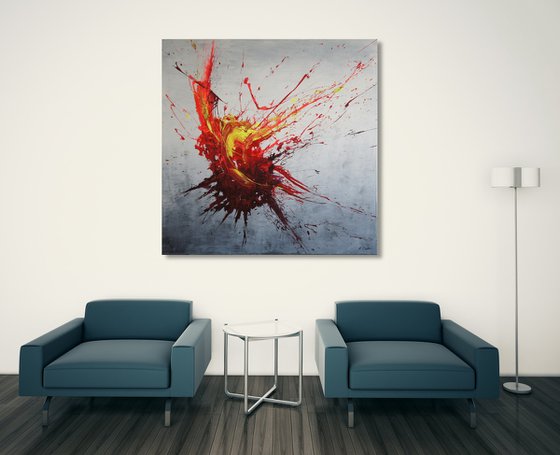 Eruption (Spirits Of Skies 100130) (100 x 100 cm) XXL (40 x 40 inches)