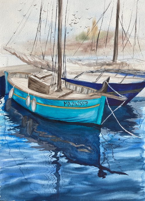Little Yacht 3 by Valeria Golovenkina