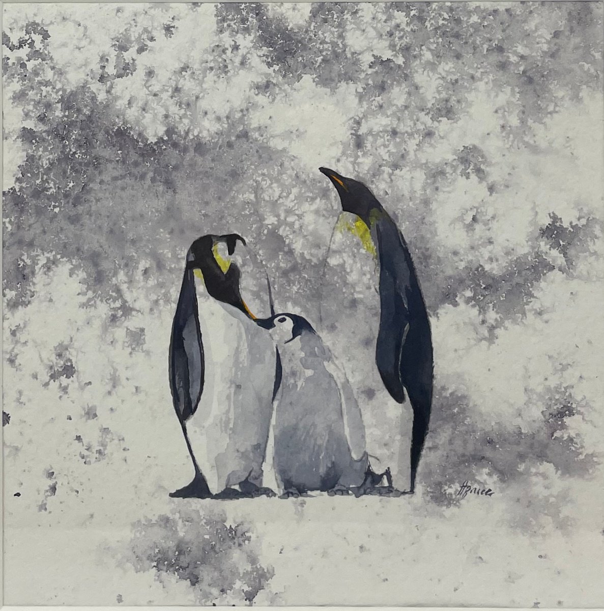 Emperor Penguins by Hannah Bruce