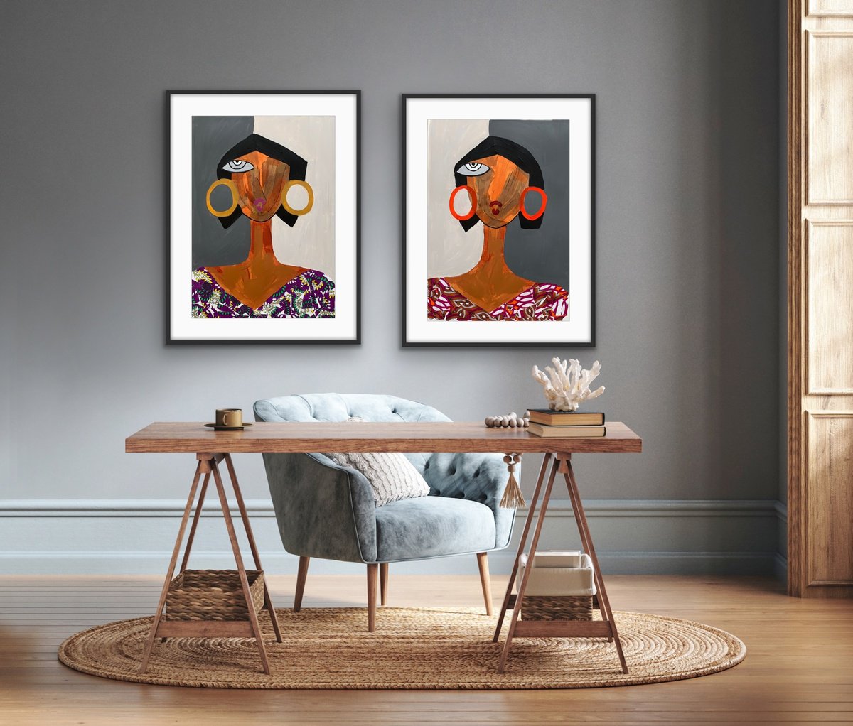 They Crossed Some Paths By Rashna Hackett, 20 X 27, Artwork For Sale On Artfinder