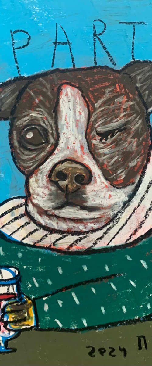 Drinking dog #135 by Pavel Kuragin