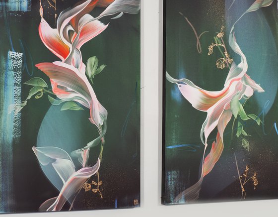 Liminal Fields Diptych