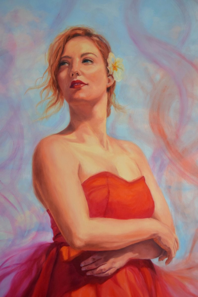 Photorealistic Oil Painting , Hemera By Silvia Haban, 31 X 47, Artwork For Sale On Artfinder