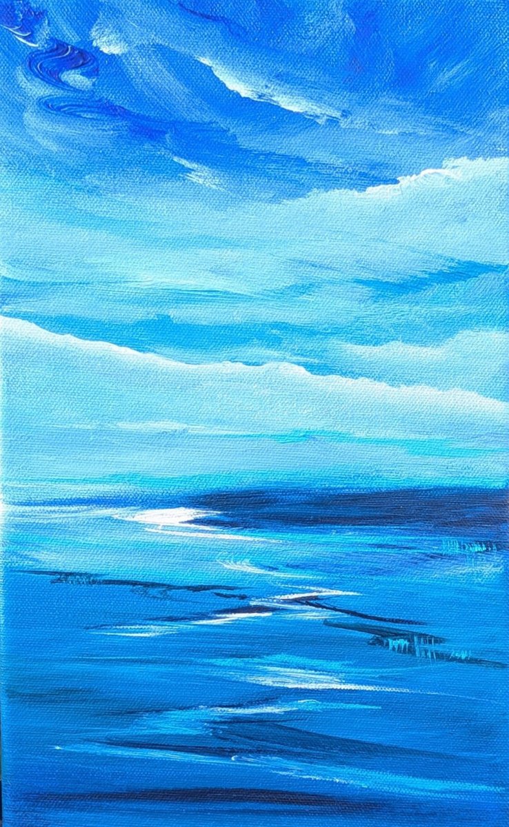 Azure By Mel Graham, 8 X 13, Artwork For Sale On Artfinder