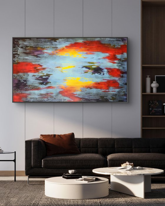 FLARE IV - Contemporary Abstract Painting
