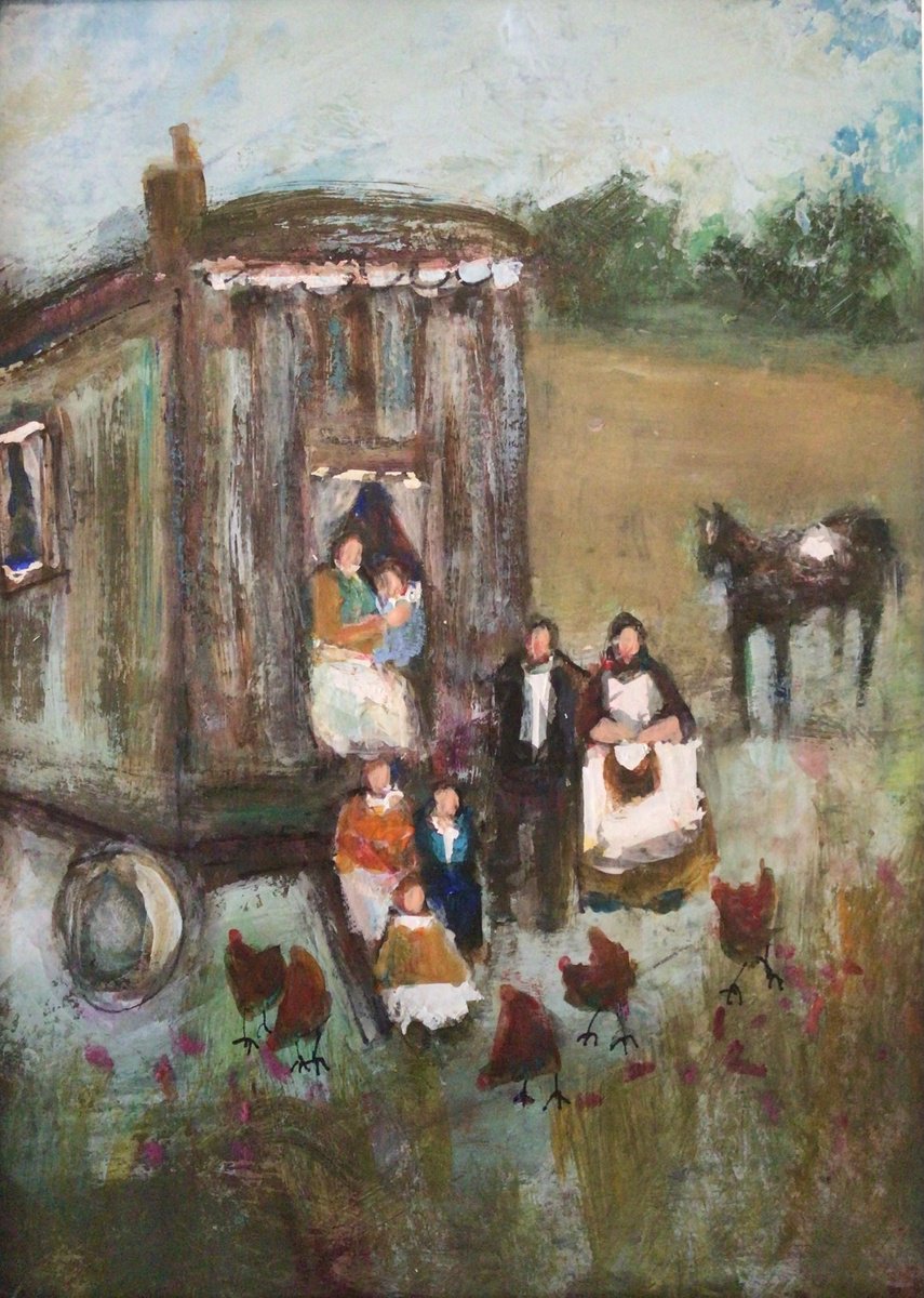 HAPPY LIFE  GYPSY CARAVAN by Roma Mountjoy