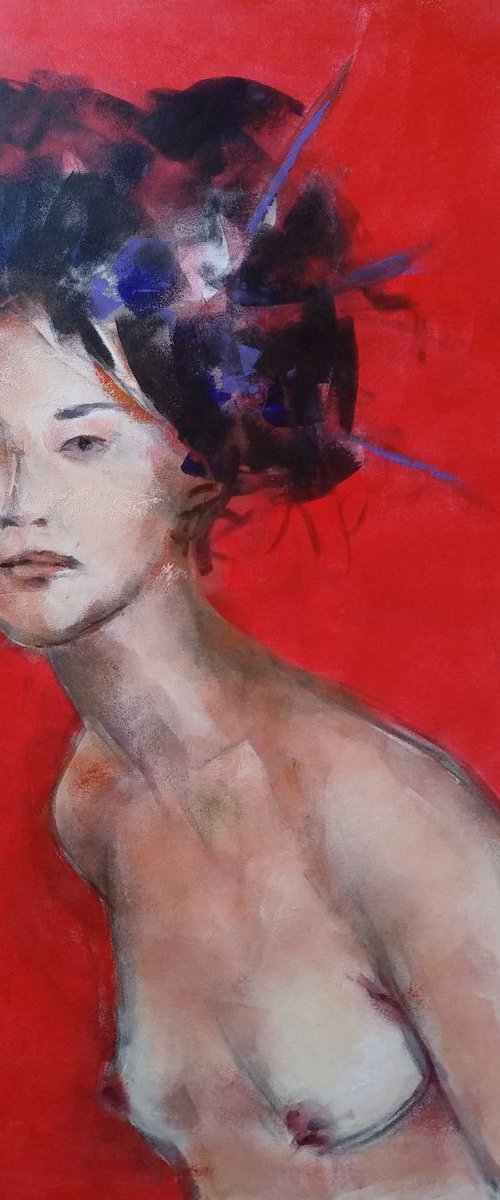 Red gheisa by Marina Del Pozo