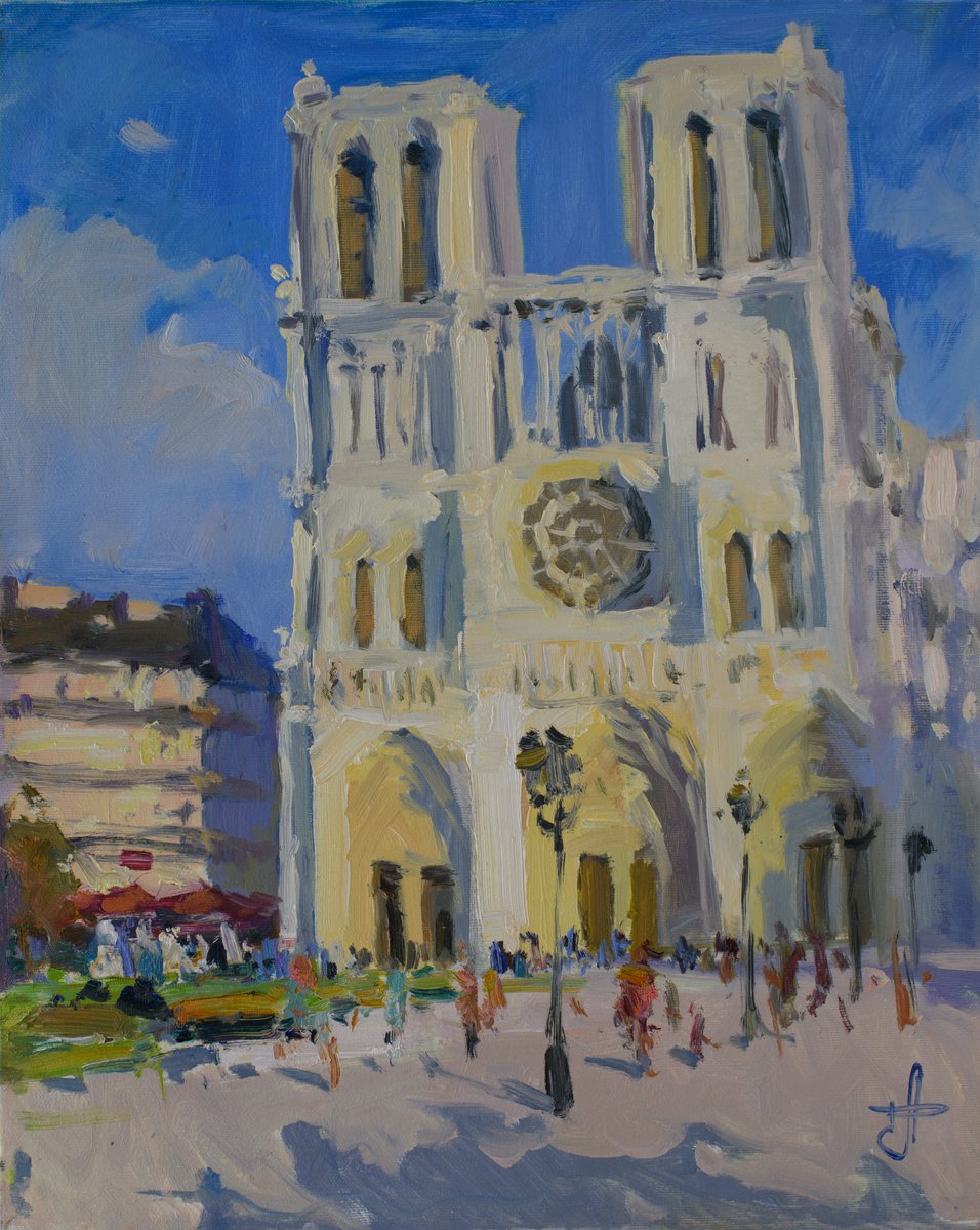 HD31201700 Notre-Dame de Paris Cathedral by Hanna Davydchenko