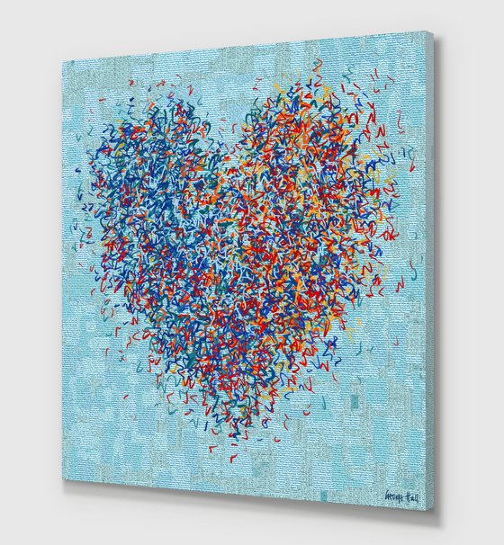 The Kind Optimist Five 127 x 127cm