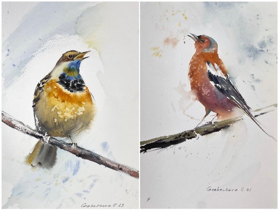 Two Voices of Spring (Diptych)